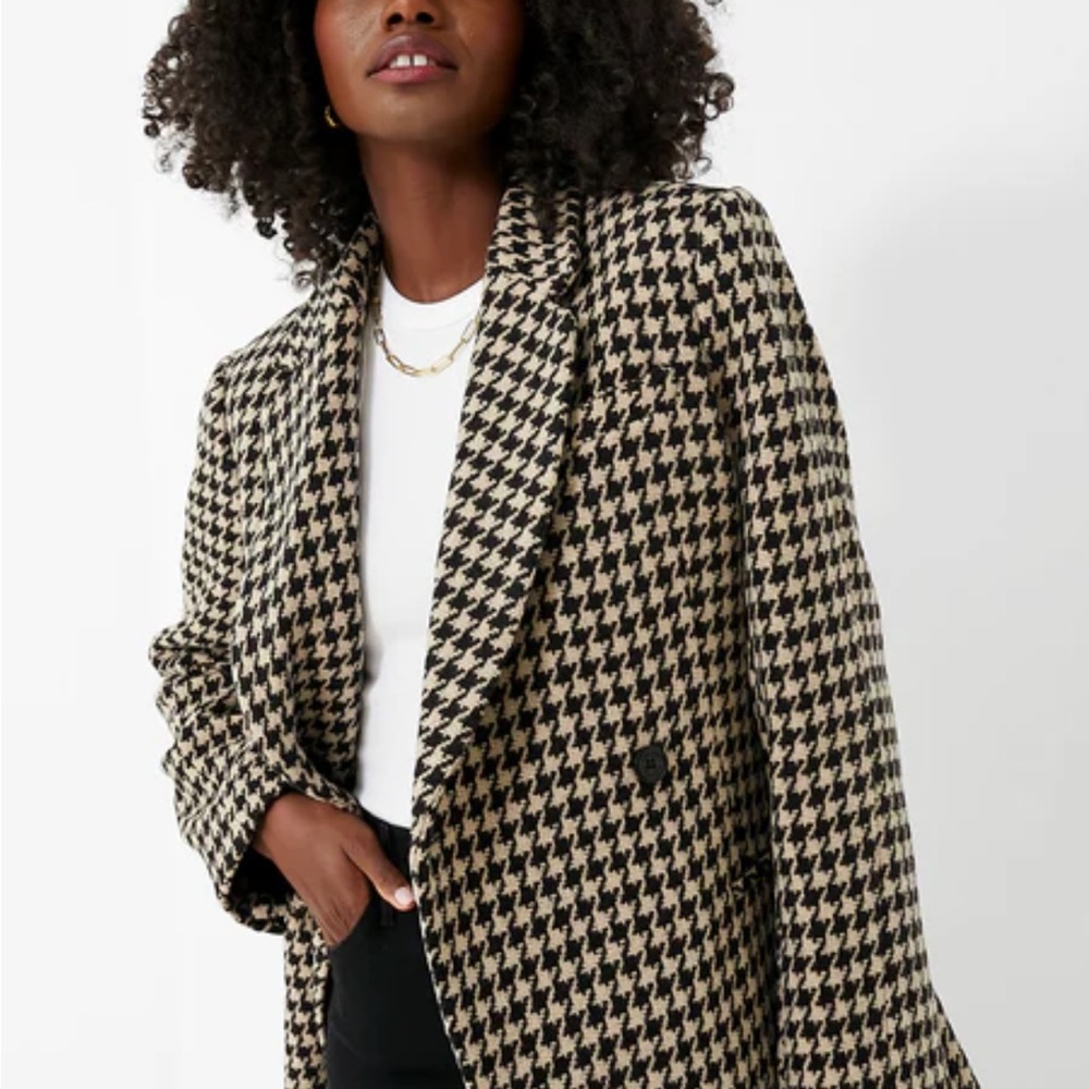 NWT Anine Bing Houndstooth Kaia Blazer